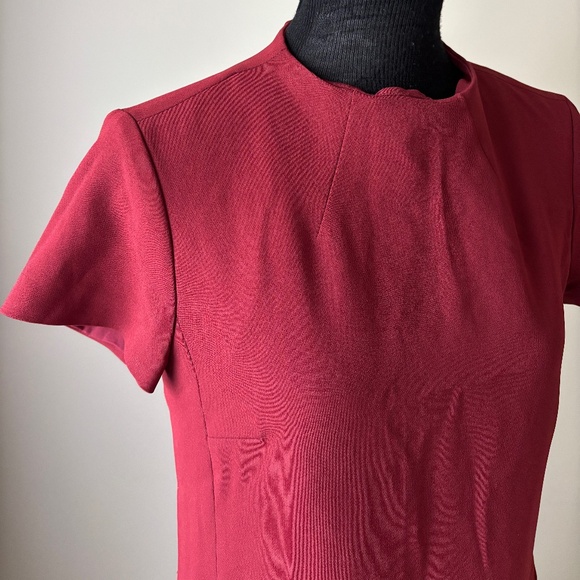 Elegant Burgundy Theory Dress – A Perfect Choice for a Chic Look - Picture 4 of 7